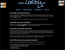 Tablet Screenshot of lordy.de